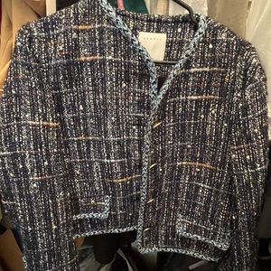Sandro jacket blue size 38 with tags